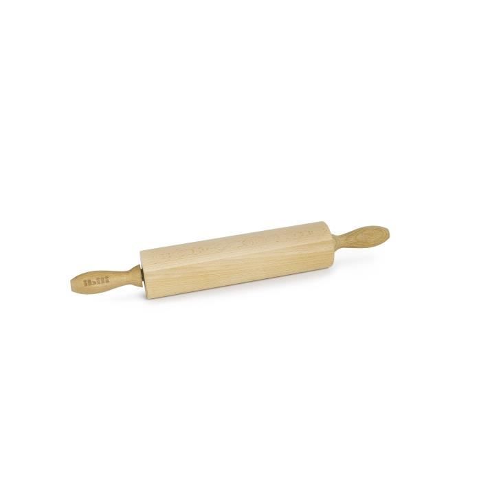 Rouleau à Pâtisserie En Hêtre Lacor – 30 Cm, Qualité Professionnelle