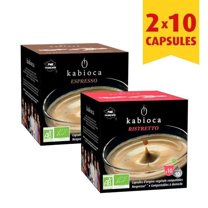 Café capsules Compatibles Nespresso bio Coffret Découverte