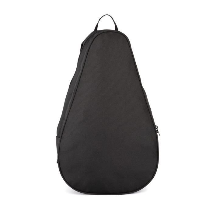 Sac à dos porte raquette de padel - KIMOOD - KI0382 - 2 compartiments - 100% polyester recyclé - Noir Sac à dos porte raquette de padel - KIMOOD - KI0382 - 2 compartiments - 100% polyester recyclé - Noir