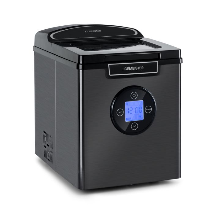 Machine à Glaçons DREAMADE 12 Kg/24 H - 105 W, Réservoir 1,85 L, 2 Tailles De Glaçons (11 Mm Ou 24 Mm) - Bruit <45 DB