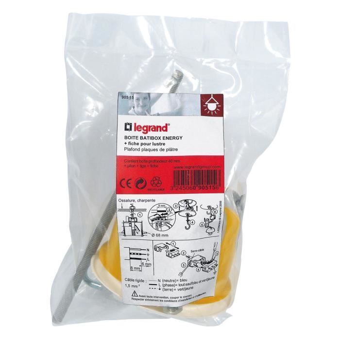Lot De 5 Boîtiers DCL OptiLine Mini Schneider ISM14190P - Point De Centre - Neuf