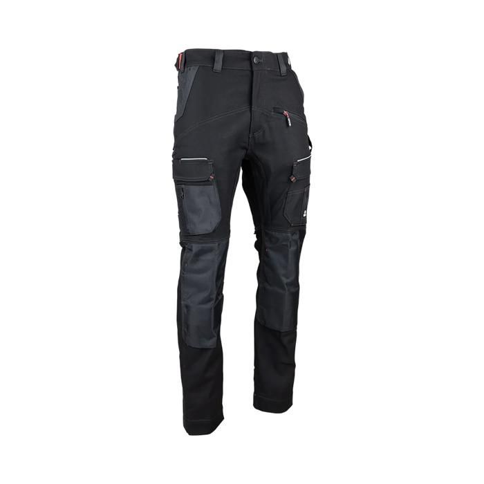 Pantalon de travail Cortex - LMA - Noir - Renforts Oxford - Multipoches
