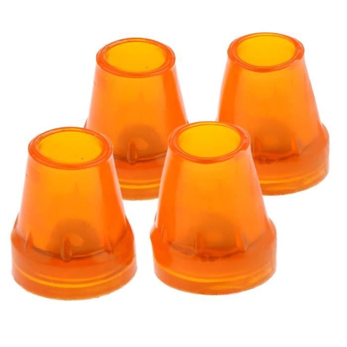 Lot De 4 Embouts En Caoutchouc Pour Bâtons De Marche – 11mm, Universels, Antidérapants, Résistants