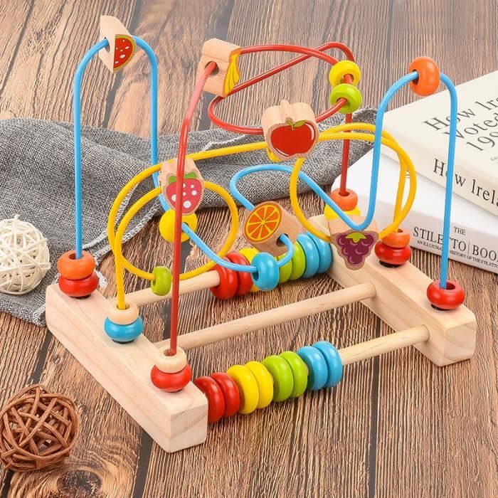 Circuit De Motricite En Bois Boulier Pour Bebe Cdiscount Jeux Jouets