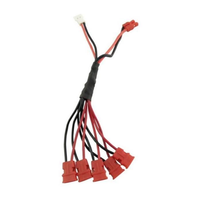 Câble De Charge 5 En 1 3.7V 1S LiPo & Câble USB Avec Connecteur JST Pour V959 V212 V222 H8C H11C