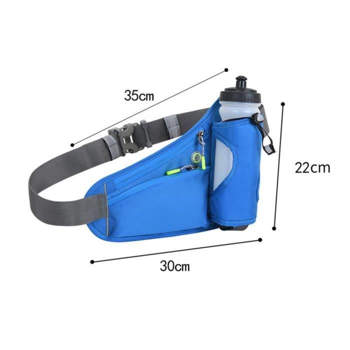 Ceinture de sport MINIFINKER Ajustable 25-50 pouces Poche