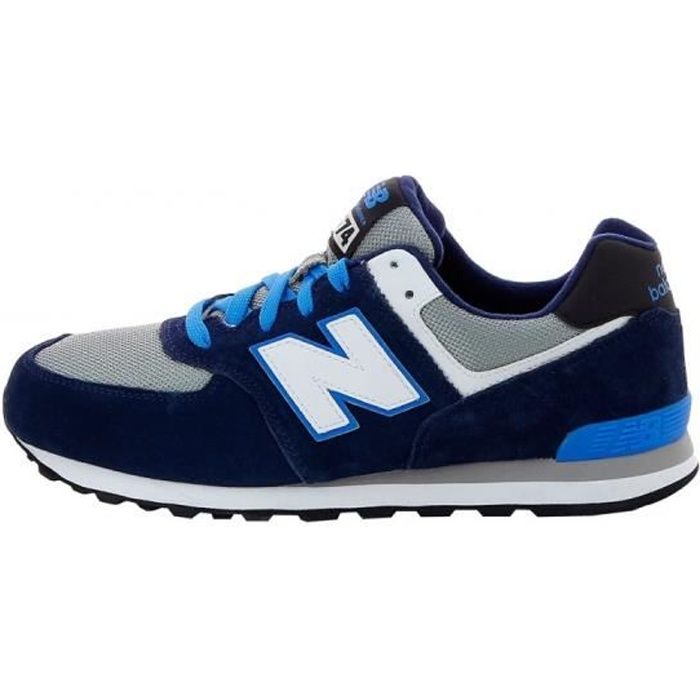 Basket New Balance KL574 Junior Gris Lacets Enfant Polyester Mixte Plat Gris Cdiscount Chaussures
