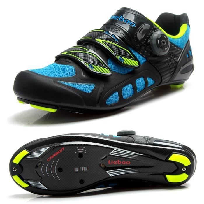 Color : Rouge , Taille : UK5//EU38//US6 Semelle en Fibre de Carbone Robuste Chaussures de V/élo de Course VTT Autobloquantes de Montagne en Plein Air EU 38-48 Chaussures de Cyclisme de Route Hommes