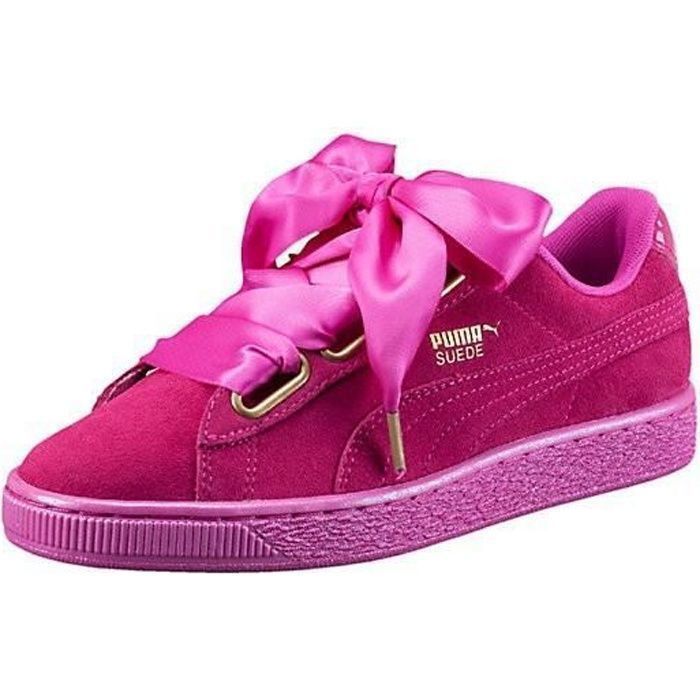 Basket PUMA WNS SUEDE HEART - Age - ADULTE, Couleur - ROSE, Genre - FEMME,  Taille - 37