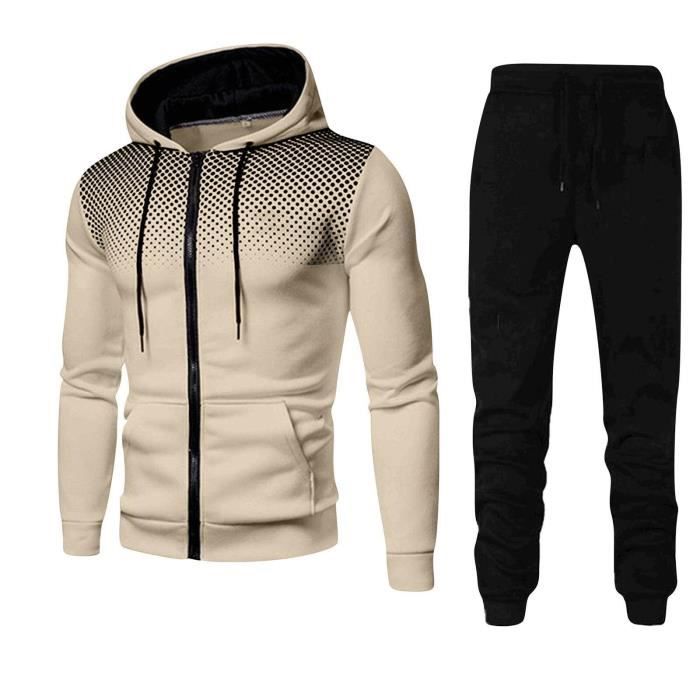 Tenue Sport Homme Dcontract Hooded Survetement Pas Cher Ensemble