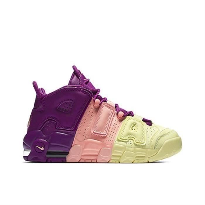 Air More Uptempo TriColor Tint Chaussures de basket rtro Violet Cdiscount Chaussures