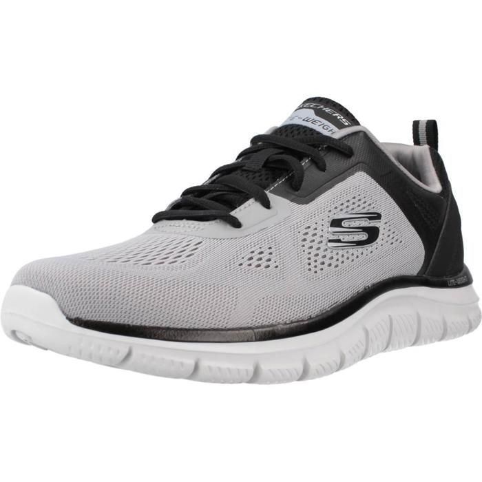 Skechers Sport > Zapatillas Hombre Modèle Chaussure Skechers Modèle Track - Coleur Gris