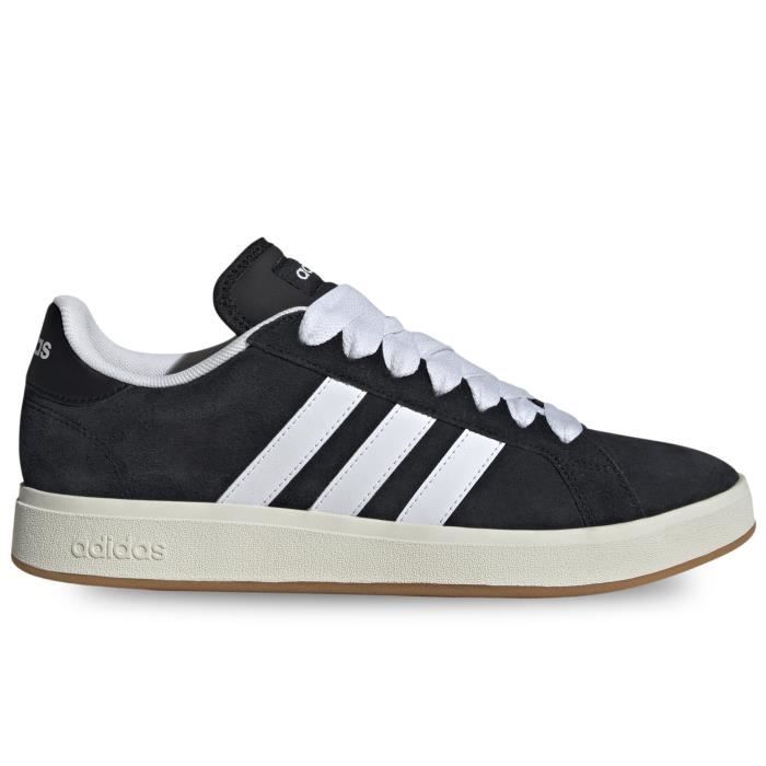 Chaussures Homme Adidas Grand Court Base 00S Noir Lacets Dessus Synthetique