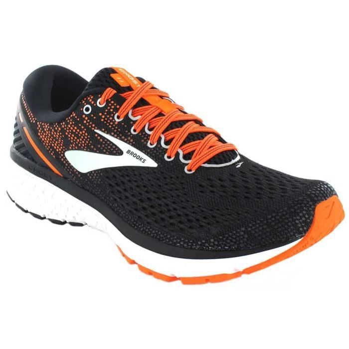 Brooks Ghost 11-Noir-Orange - Prix pas 