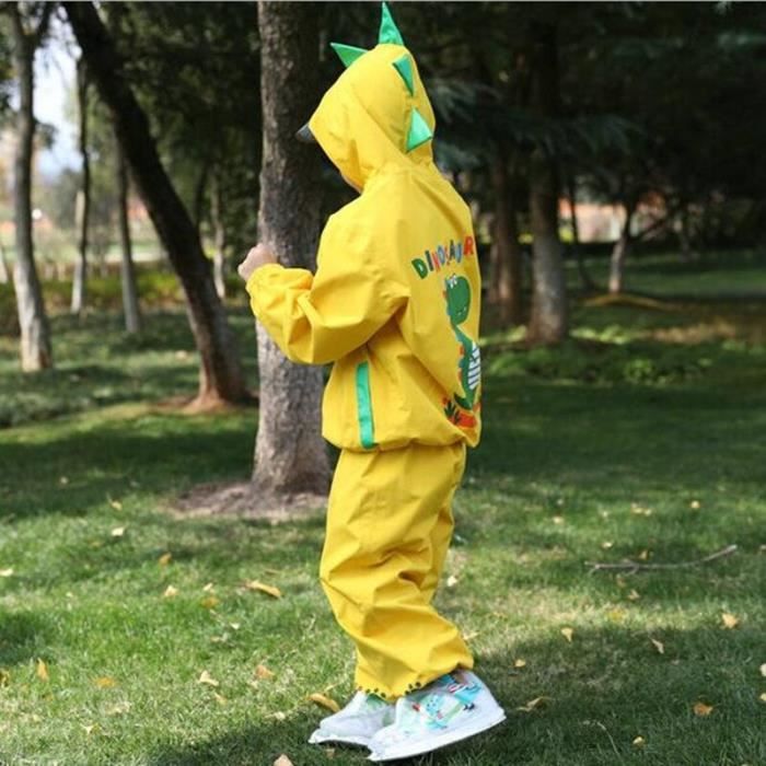 Imperméable Enfant Topren – Veste De Pluie Cartoon Garçon Fille 3-12 Ans, Légère Avec Sac De Rangement