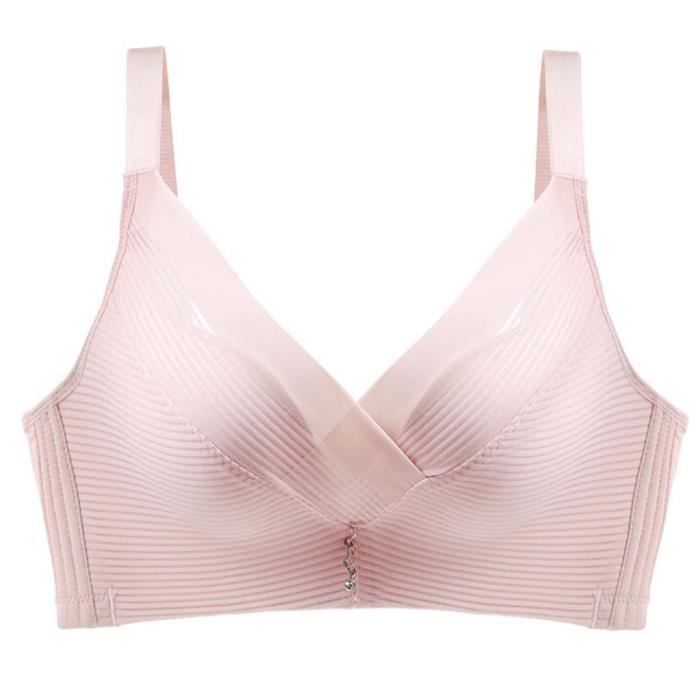 Soutien-Gorge Sans Fil Froncé – Anti-Affaissement, Push-up Léger, Confortable Pour Femmes De Tous Âges