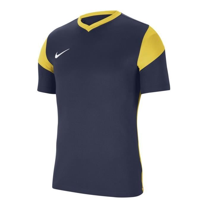 t-shirt nike park derby iii jaune-noir - homme/adulte