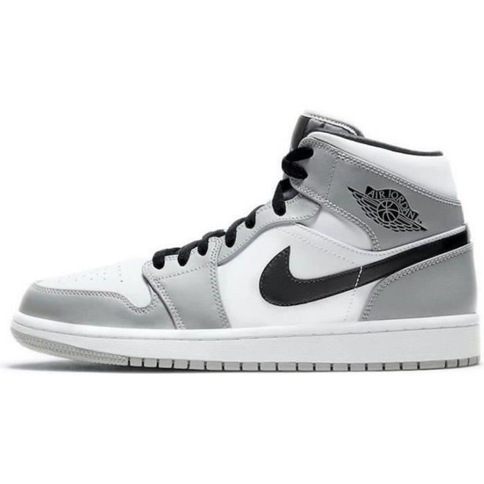 Nikes Basket air jordan 1 Mid Light Smoke Grey Chaussure de Sport