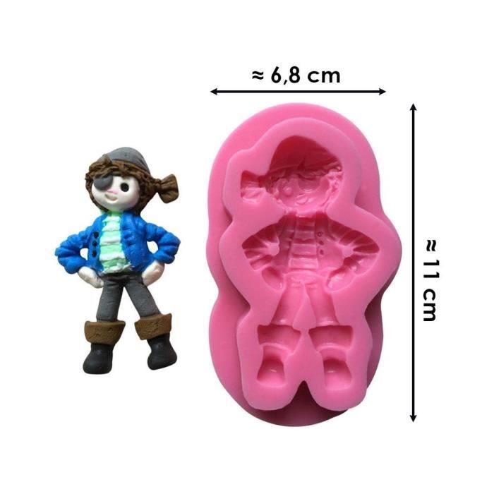 Moule Silicone 3d Pirate Pour Pate A Sucre Cake Design Decoration Gateau Cdiscount Maison