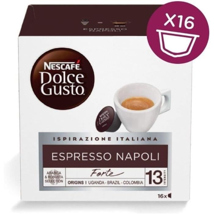 NEO Espresso par NESCAFÉ® Dolce Gusto® - 72 dosettes de café compostables à  base de papier (6 boîtes de 12 dosettes) : : Epicerie