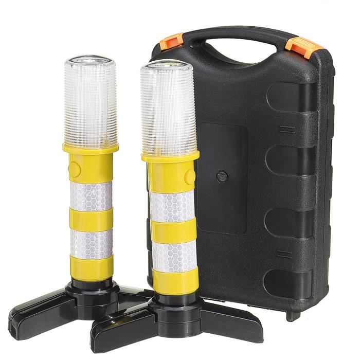 Gyrophare D'urgence Clignotant - Fonctionne Sur Piles 3 AAA (non Fournies), 3W