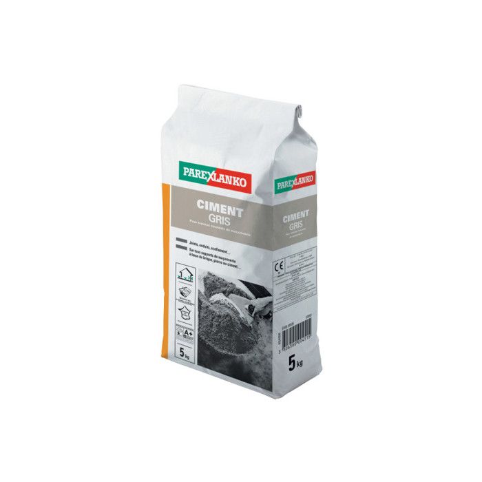 Parexlanko Ciment gris sac de 5kg OD Cdiscount Bricolage