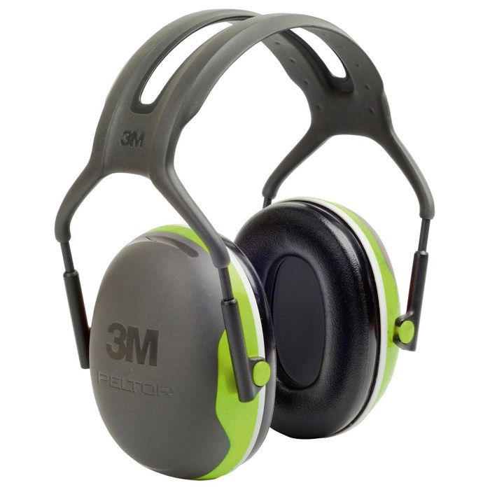 Casque anti-bruit 3M™ Peltor™ modèle X4, vert, type serre-tête, 33dB, 234g