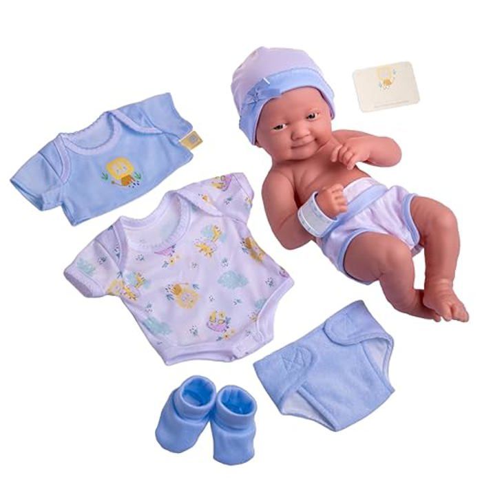 La Poupee Nouveau Ne Garcon Permet A Vos Enfants De S Occuper D Un Bebe Comme Un Grand Avec Les Habits Fournis Votre Enfant Cdiscount Jeux Jouets
