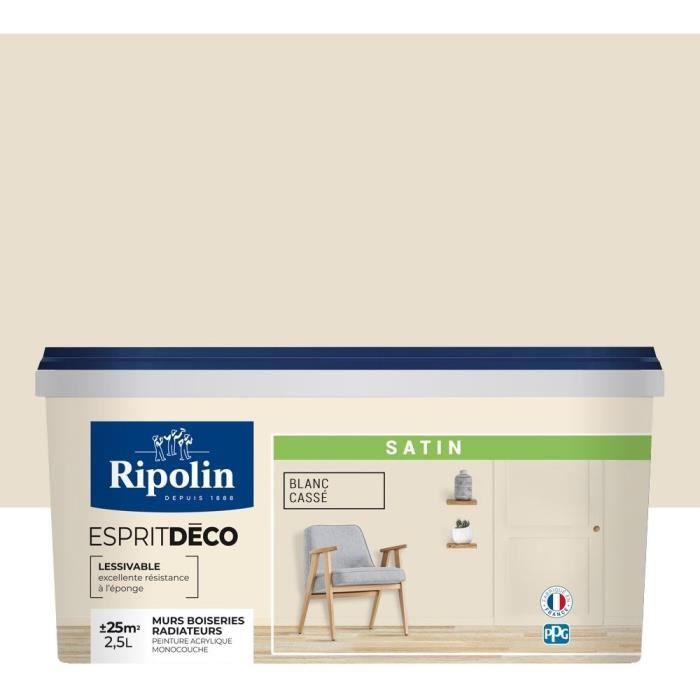RIPOLIN Peinture murale pour toutes pièces satin 2 5 - vue 2