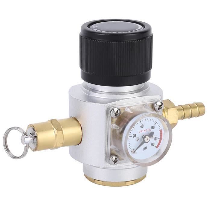 Rotarex Régulateur Basse Pression 50 Mbar Avec Manomètre Pour Barbecue Et Chauffage - Indicateur Gaz Résiduel