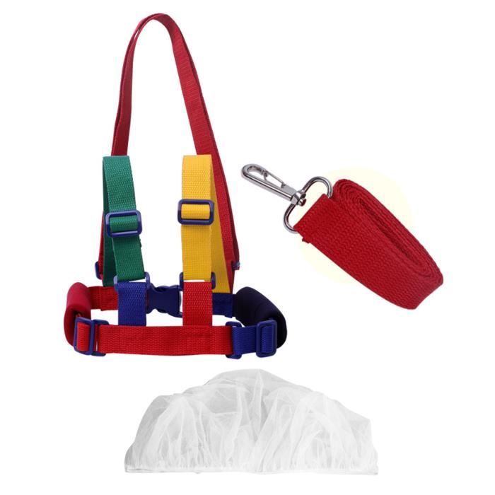 Corde De Sécurité Enfants Vendite Pazze – Anti-Perte Durable 368 Cm – Poignées Colorées Pour 12 Enfants