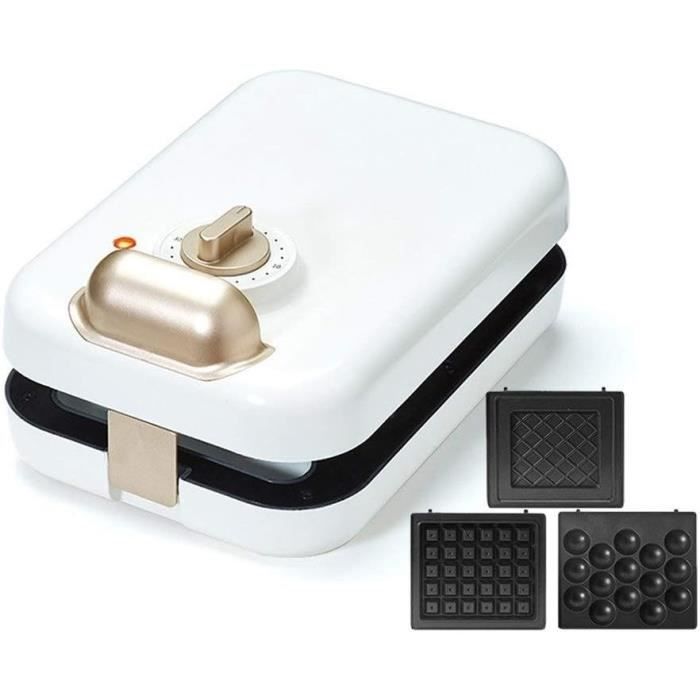 Gaufrier à œufs De Hong Kong - Pour Faire Des Bubble Waffles (Gai Dan Jai) - Plaques Antiadhésives, Retournement 180° - Prise EU