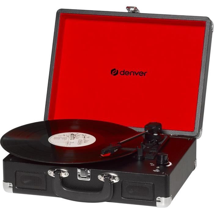 Ueamer Platine Vinyle avec 2 Haut-parleurs Stéréo Doubles, Vintage
