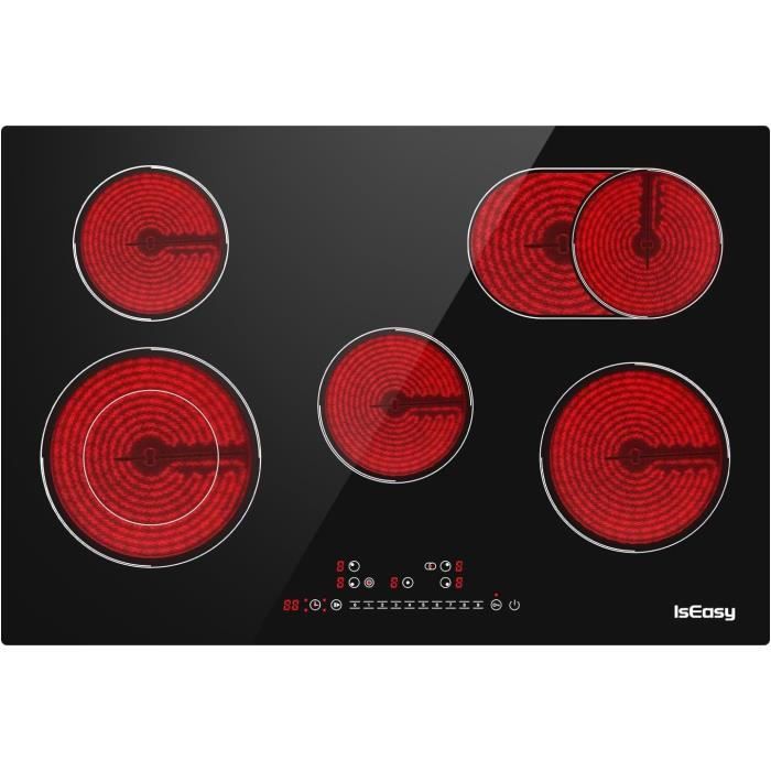 Plaque Vitrocéramique 2 Feux Encastrable,29,5Cm Plaque De Cuisson