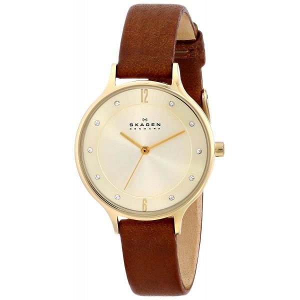 Montre skagen femme bracelet cuir discount