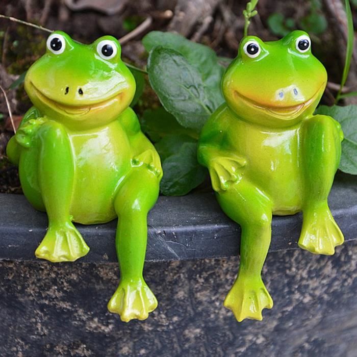 Suspension Grenouille Décoration De Jardin Décoration Murale Extérieure scuplture figurine statue