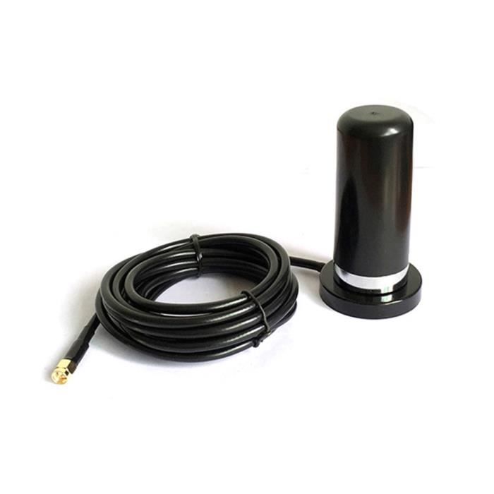 Antenne GSM Externe Magnétique 3dB Diagral - Améliore La Réception Signal Alarme, Compatible Centrale Diagral, Socle Aimanté, Garantie 5 Ans