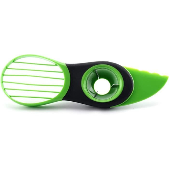 Coupe-Avocat 3 En 1 Tokaneit - Dénoyauteur, Éplucheur, Trancheur - Acier Inox, Plastique Alimentaire
