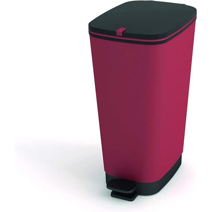 Kis afvalcontainer Chic Coffee menu 50-60 liter, plastic, meerkleurig, 29x44 ,5x60,5 cm