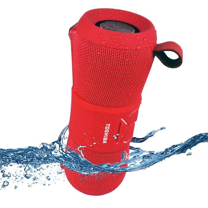 Enceinte Bluetooth Waterproof Toshiba TY-WSP200 - Rouge