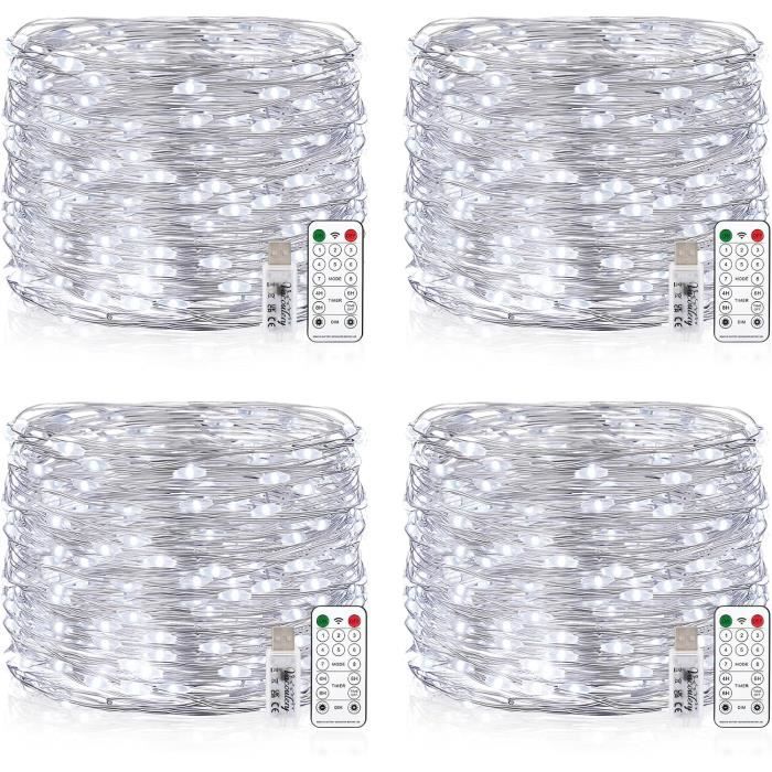 GUIRLANDE LUMINEUSE,Purple-3 X 2 M--Guirlandes Lumineuses Féeriques Led