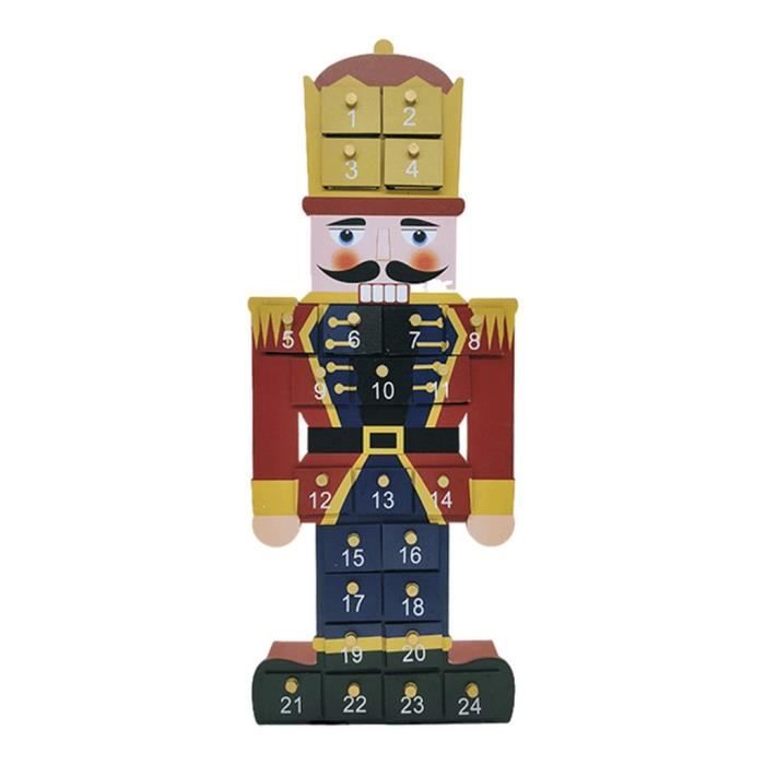 Figurine De Soldat Casse-Noisette En Bois De Noël, Avec Sensation Américaine, Décoration Décorative Pour Maison Et Ix