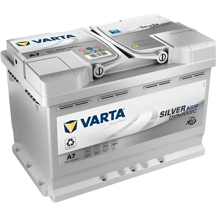Batterie de démarrage Varta Silver Dynamic L3 A7 12V 70Ah / 760A 570901076