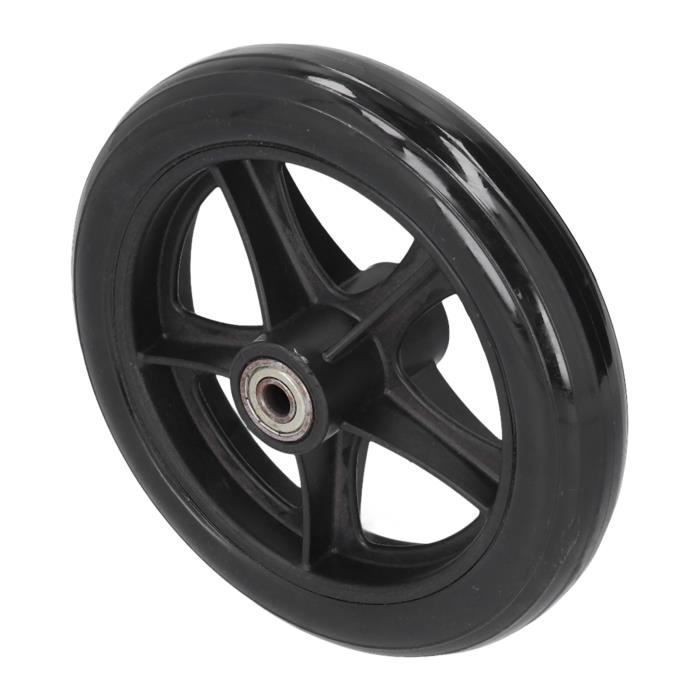 2 Roues De Remplacement 90mm X 26mm En Caoutchouc PU - Pour Chaises, Fauteuils Roulants, Valises - Capacité 50kg Par Roue