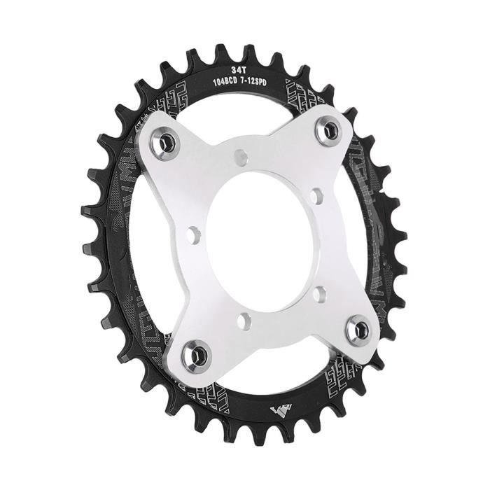 Kit de adaptador de cadena para bicicleta eléctrica Bafang BBS01 BBS02, Kit de conversión de Kit de adaptador de cadena para bicicleta eléctrica Bafang BBS01 BBS02, Kit de conversión de