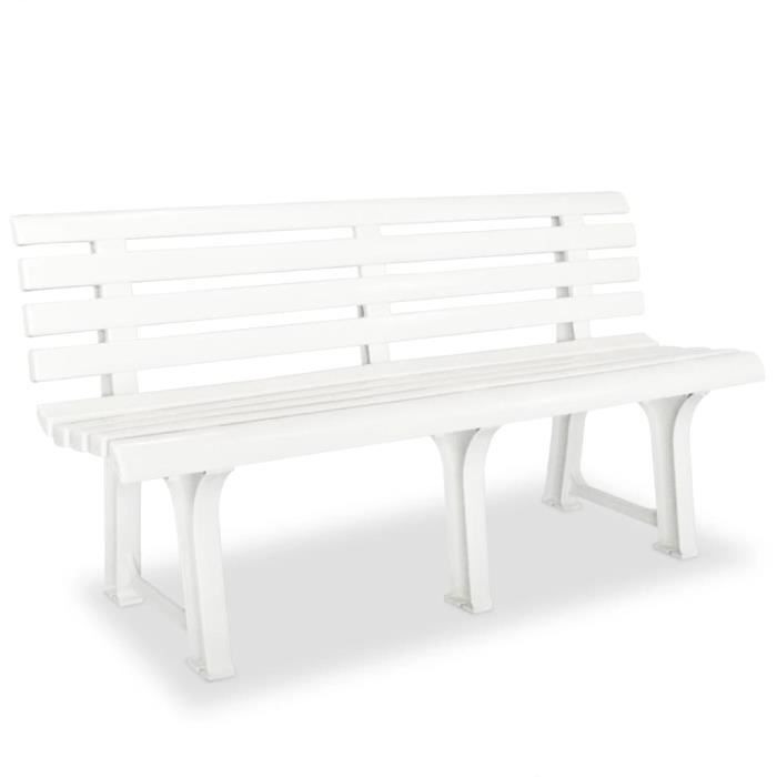 Vidaxl Banc de jardin 145,5 cm - Plastique