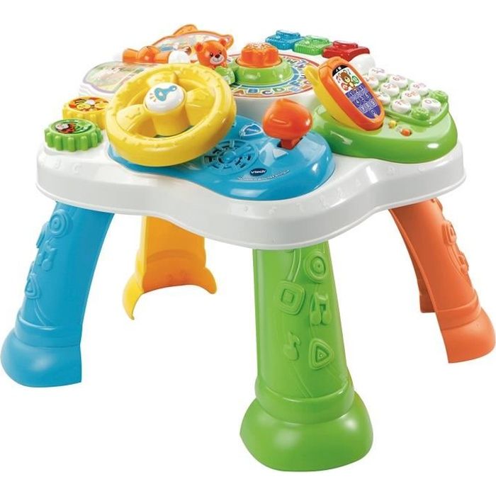 Table d'activités bilingue VTECH - Ma Table D'Activités Bilingue - Multicolore - 100% bilingue - 9 m