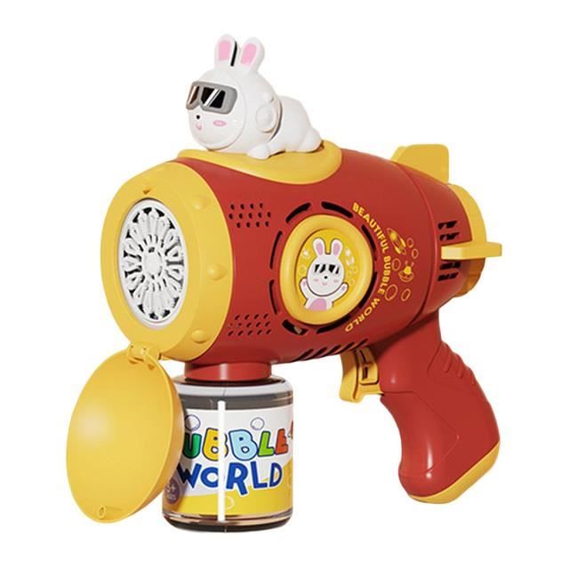 Machines À Bulles Gatling - Pistolet À Bulles de Savon Enfant | 80 Trous Bubbles Pistolet A