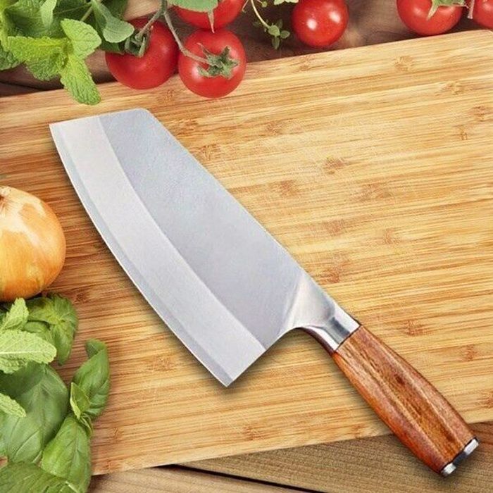 Couteau du Chef Chinois,Couteau chef Cuisine,Couperet de Cuisine,Feuille de Boucher Couteau Couteaux de Cuisine Acier Inoxydable