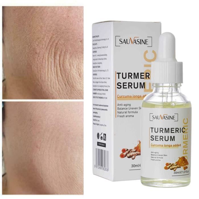 Sérum Correcteur De Taches Au Curcuma Horuili - Anti-oxydant, 10 Ml - Pour Hydratation Et Ridules, Neuf